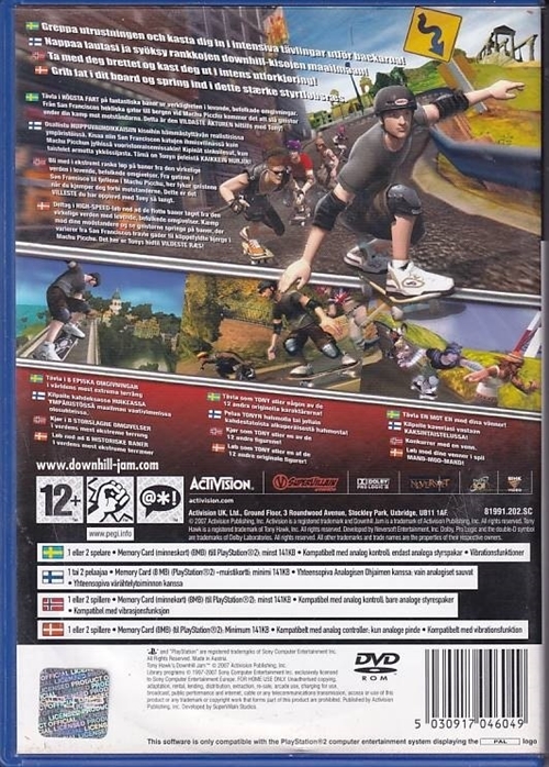 Tony Hawks Downhill Jam - PS2 (B Grade) (Genbrug)